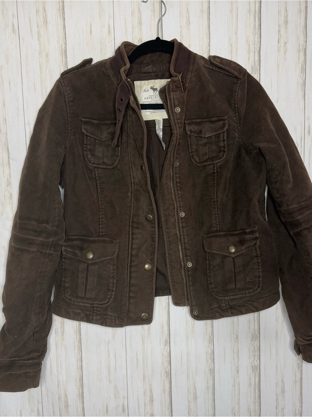 Abercrombie and Fitch Chocolate Brown Bella Swan Jacket Large